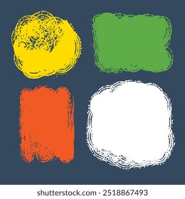 Um conjunto de elementos para design. Planos de fundo vetoriais aguardando o local do texto e das ilustrações.