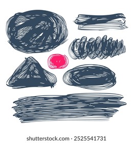 A set of elements for design. Vector backgrounds waiting for the location of text and illustrations.