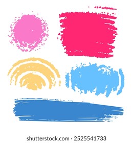A set of elements for design. Vector backgrounds waiting for the location of text and illustrations.