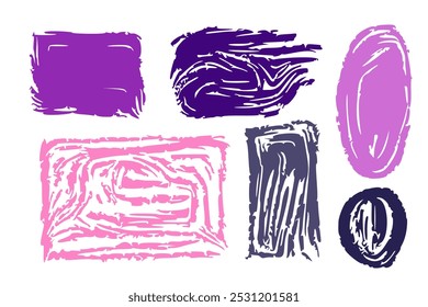 A set of elements for design. Vector backgrounds waiting for the location of text and illustrations.