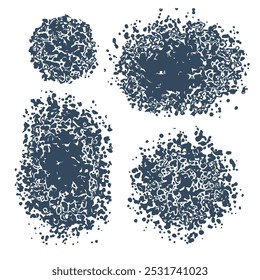 Um conjunto de elementos para design. Planos de fundo vetoriais aguardando o local do texto e das ilustrações.