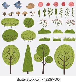 Set of elements of the forest