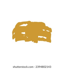 set of elements gold brush glitter