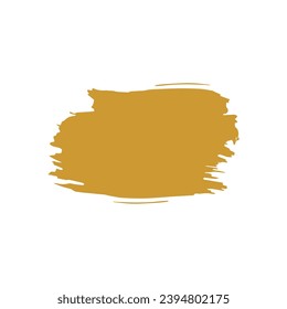 set of elements gold brush golden