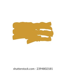 set of elements gold brush graphic