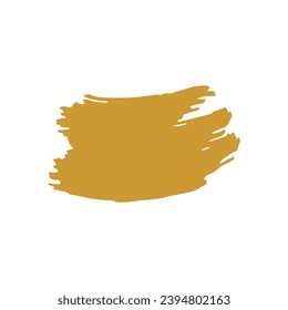 set of elements gold brush sparkle