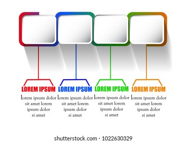 Set elements of infographics