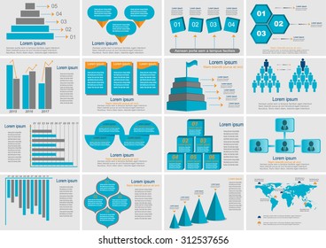 Set elements of infographics.