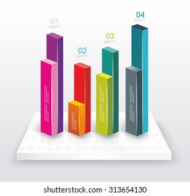 Set elements of infographics