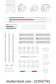 Set elements of infographics. Vector