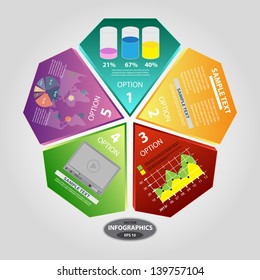 Set elements of infographics. Vector illustration