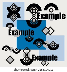 Set of elements for a logo, advertising booklet. Theme: folk music music festival, ethnic goods store.