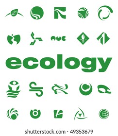 Set of elements for logo design vector