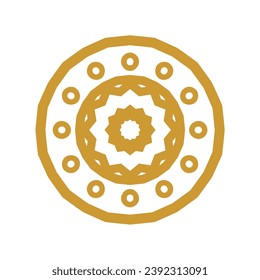 conjunto de elementos mandala ornamento oriental