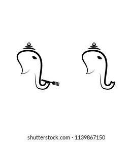 a set of elephant icons