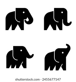 Conjunto de logo de Elephant. Diseño de iconos. Elementos de Plantilla