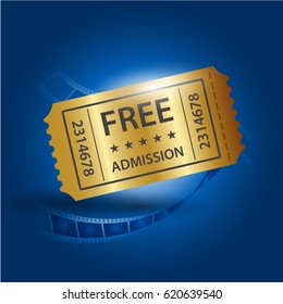 Set of eleven vector tickets and coupons templates