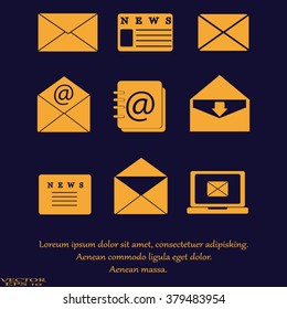 Set of Email Icons