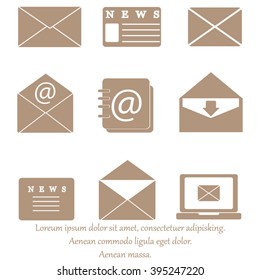 Set of Email Icons