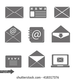 Set of Email Icons