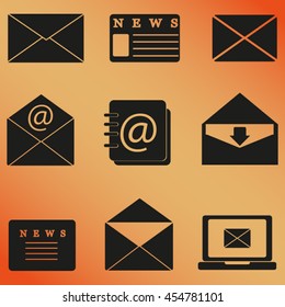 Set of Email Icons