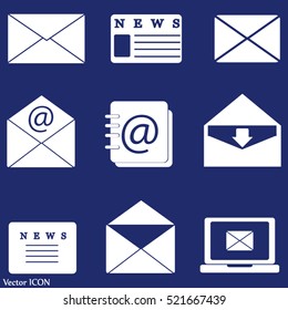 Set of Email Icons