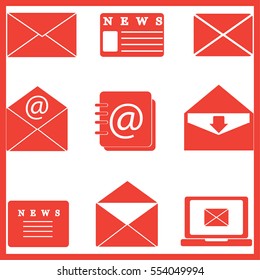 Set of Email Icons