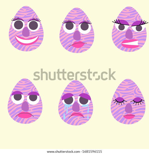 Suchen Sie Nach Emoji Ei Ostereier Zum Verzieren Von Postkarten Emotionen Stockbildern In Hd Und Millionen Weiteren Lizenzfreien Stockfotos Illustrationen Und Vektorgrafiken In Der Shutterstock Kollektion Jeden Tag Werden Tausende Neue