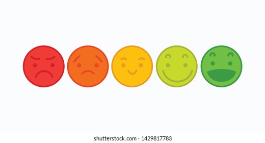 Set of emoji icon symbol vector