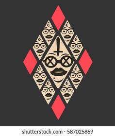  Set of Emoji. vector illustration on gray background. Artistic emoticons for your design. Pop art Emoji.