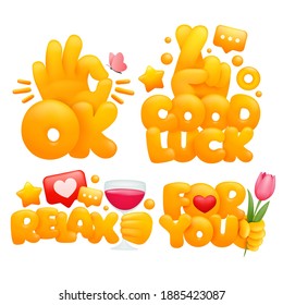 Good Luck Emoji Images Stock Photos Vectors Shutterstock