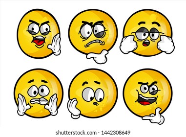 Set Emoticons Stock Vector (Royalty Free) 49483447