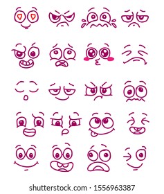 set emoticon for animation face