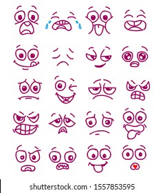 set emoticon for animation face