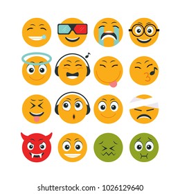 Set Of Emoticon Character