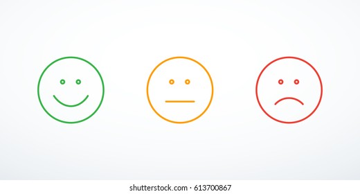 Set of emoticon icons