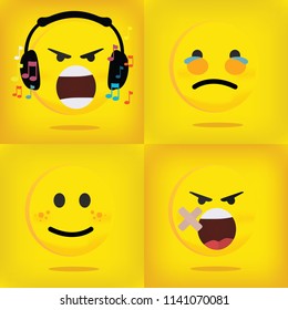 Set of Emoticons