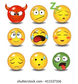 Set of Emoticons