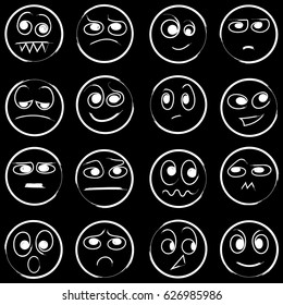 Set of emoticons