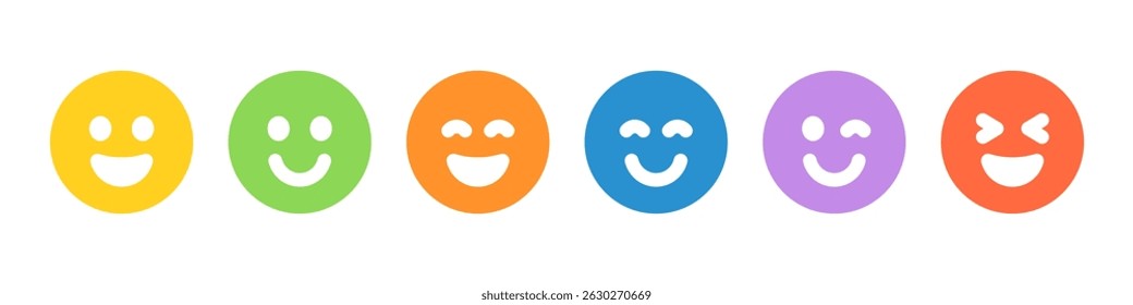 Conjunto de emoticonos con diferentes sentimientos. Los emojis positivos y negativos se enfrentan a la colección.