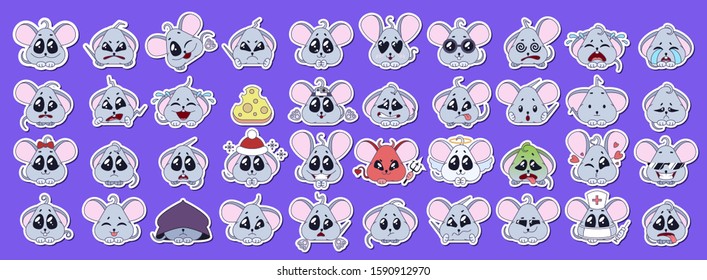 The set of emotions the mouses.