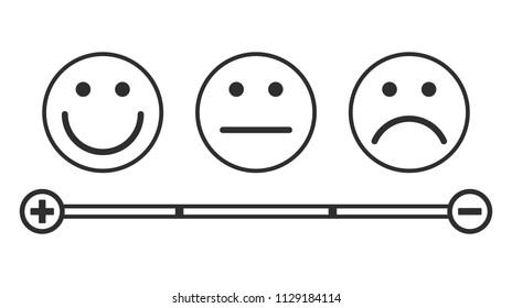 Set of emotions. Vector illustration