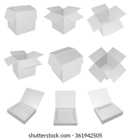 Box Packaging Die Cut Template Design Stock Vector (Royalty Free ...