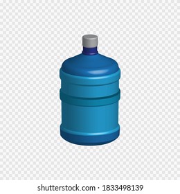 Conjunto de botellas de agua plásticas vacías. 3.ᵉʳ vector