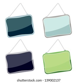 Set of empty tags in strict colors