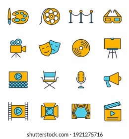 Set Of Entertainment Icon. Entertainment Pack Symbol Template For Graphic And Web Design Collection Logo Vector Illustration