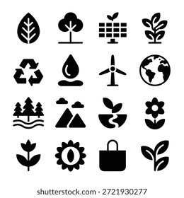 Set of Environment and Nature icons
