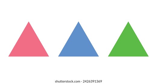 In: Set of Equilateral Triangle in Mathematics. Drei Seiten mit gleicher Länge. Geometrische Form. Wissenschaftsunterricht für den Unterricht.