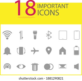 conjunto de iconos esenciales para usar en sus diseños