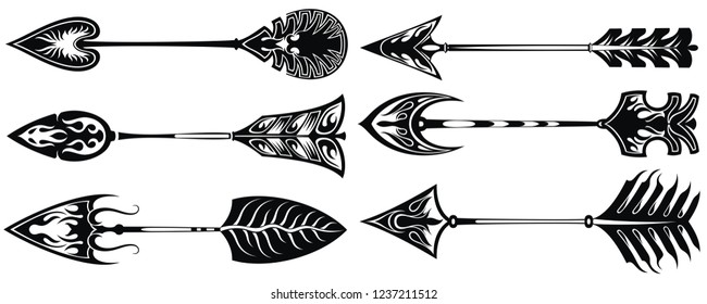 Set Ethnic arrows 